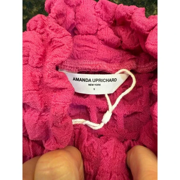 Amanda Uprichard New York Amiri Knit Top Size S French Rose NEW - Picture 4 of 4